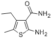 Molecular Structure of 350996-89-3 (2-AMINO-4-ETHYL-5-METHYLTHIOPHENE-3-CARBOXAMIDE)